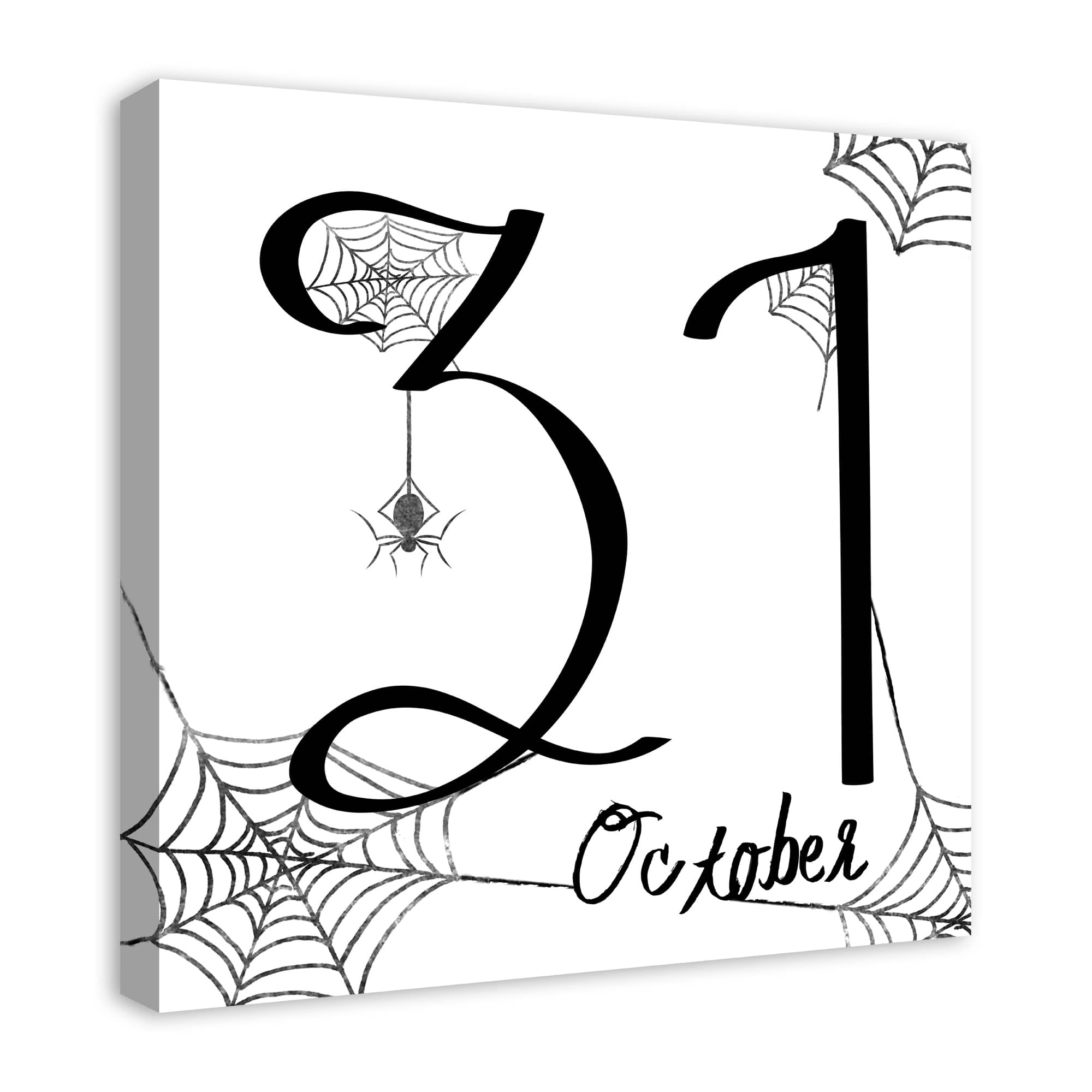 October 31 24" x 24" Canvas Wall Art